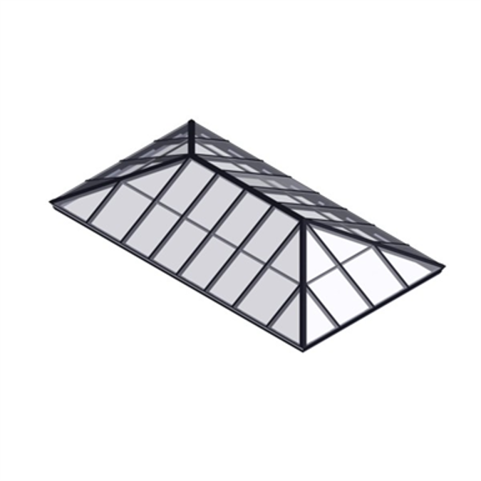 Extended Pyramid Skylight – Glass