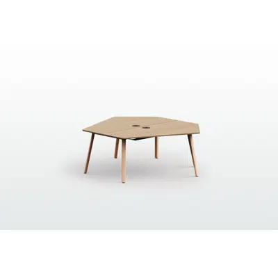 Image for Tknika Diverse Hexagonal Bench Symmetrical