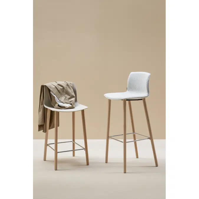 Kabi Stool Wood Legs