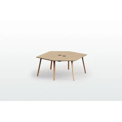 Image for Tknika Diverse Hexagonal Bench Asymmetrical