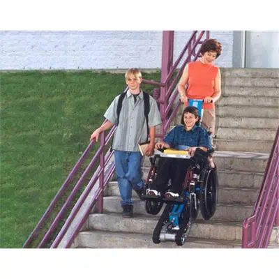 imagem para Stairtrac - Portable Inclined Wheelchair Lift