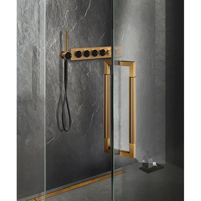 SHOWER G-Maniglia doppia 30 cm. DIAMANTATO - 67633