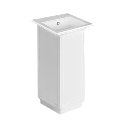 Image for ELEGANZA - Freestanding washbasin in Cristalplant® with overflow waste- 46825