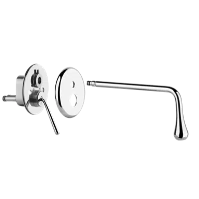 imagen para GOCCIA - External parts for built-in mixer with long spout, without waste - 33686