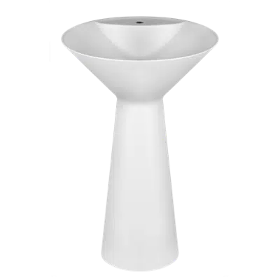 Image for CONO - Freestanding washbasin in Cristalplant® without overflow waste - 45907