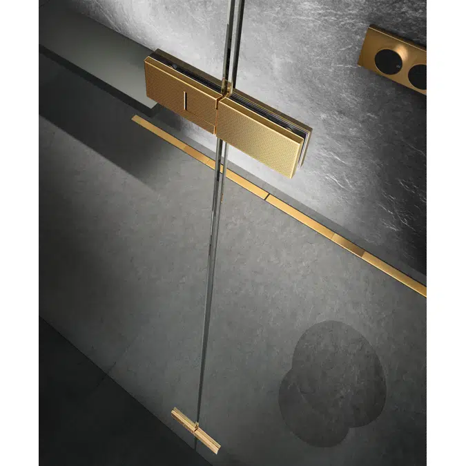 SHOWER G - Glass-Glass hinge. DIAMANTATO - 67603