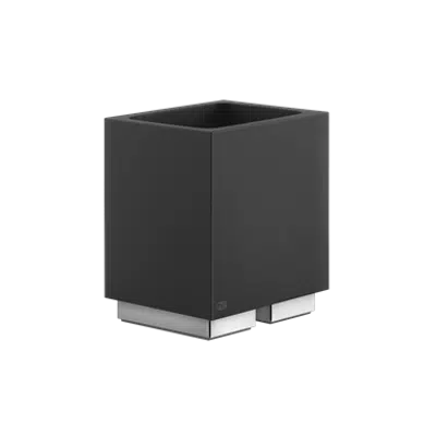Image for RETTANGOLO ACCESSORI - Standing tumbler holder black - 20832