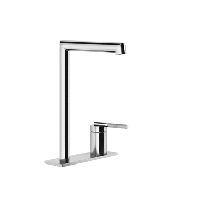 Image for INGRANAGGIO-High version basin mixer , long spout, flexible connections, with waste - 63516