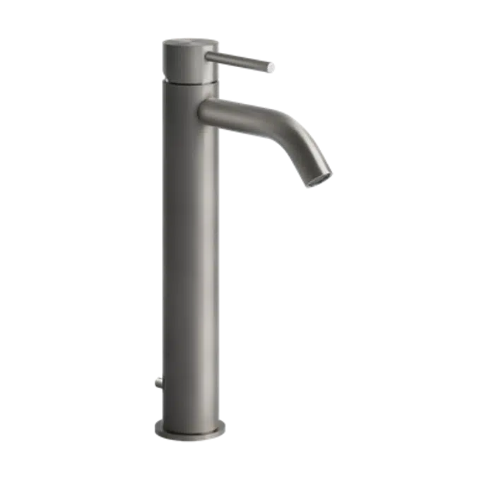 GESSI 316 FLESSA - Basin mixer high, short spout, flexible connections, with waste - 54004