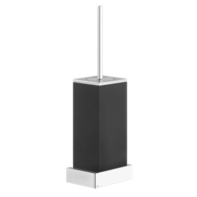 RETTANGOLO ACCESSORI - Black wall-mounted brush holder - 20820