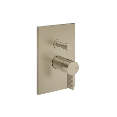 Image for INVERSO-External part wall-mounted two-ways mixer with automatic bath/shower diverter. DIAMANTATO. - 73679