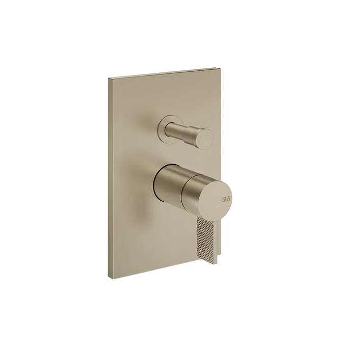 INVERSO-External part wall-mounted two-ways mixer with automatic bath/shower diverter. DIAMANTATO. - 73679