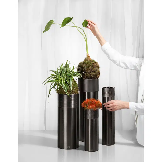 HOME VASES - Vase RIGATO d.165 h.400 mm - 68523