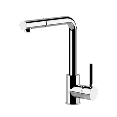 Image for NEUTRON - Rotating sink mixer with pull-out extractable single jet handshower - 17169
