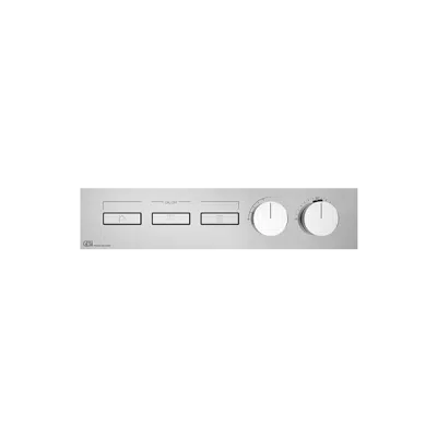 Obrázek pro HI-FI-External parts for thermostatic mixer for three simultaneous functions, with push-button on/off controls. - 63014