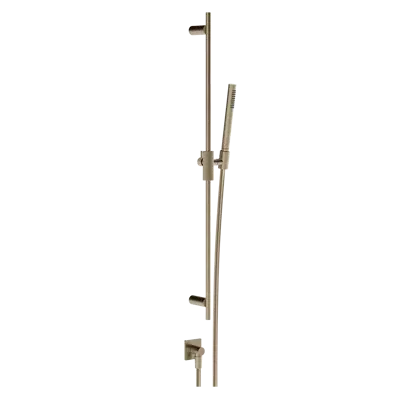 billede til INVERSO-Sliding rail with water outlet, antilimestone handshower and 1,50 m flexible hose. DIAMANTATO. - 73641