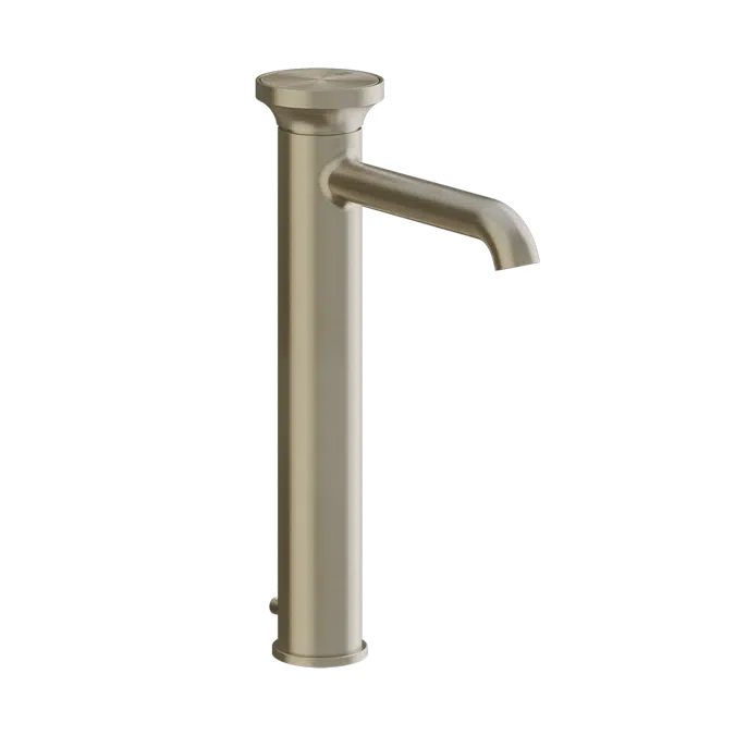 ORIGINI-High version basin mixer with waste and connecting flexibles - 66003