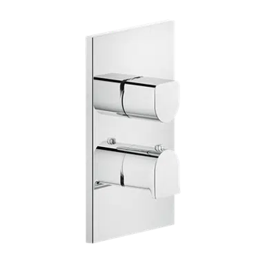 obraz dla RILIEVO - External parts for thermostatic mixer, two-way diverter - 59134