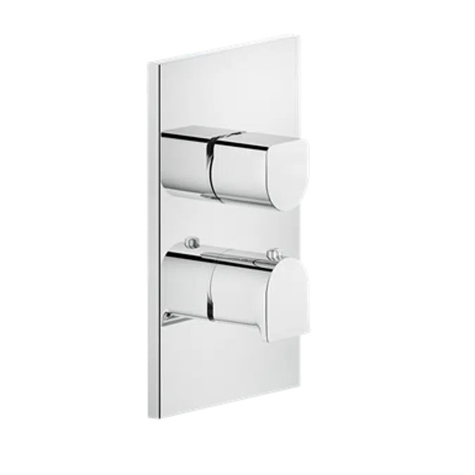 RILIEVO - External parts for thermostatic mixer, two-way diverter - 59134