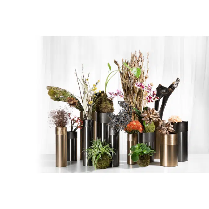 HOME VASES - Vase DIAMANTATO d.100 h.300 mm - 68615