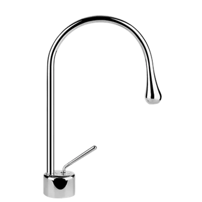 Image for GOCCIA - Basin mixer, short spout, flexible connections, without waste - 33601