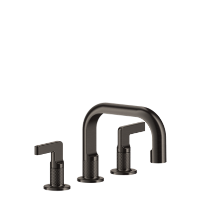 Image for INCISO L - Three-holes basin mixer , with flexible hoses with waste - 58011