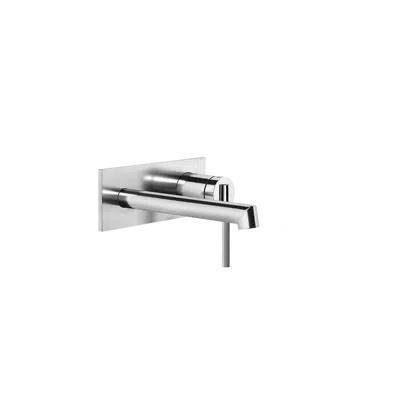 INGRANAGGIO-External parts for wall-mounted basin mixer, short spout, without waste - 63588 için görüntü