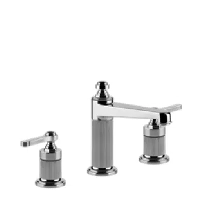 Image for 20VENTI - Three-hole basin mixer, with flexible hoses. Without waste - 65013