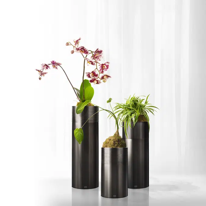 HOME VASES-Vase RIGATO d.165 h.300 mm - 68521