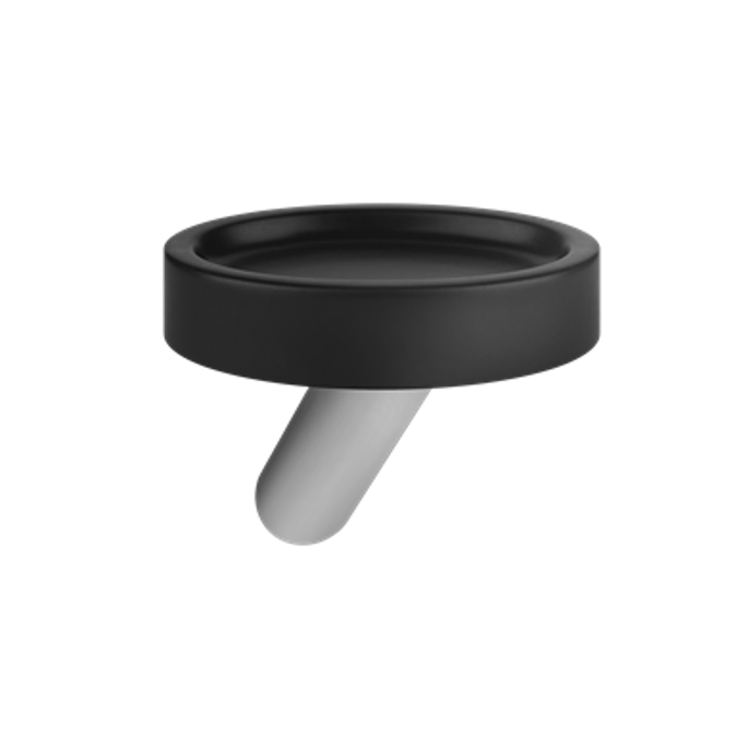 BIM objects Free download! OVALEBlack wallmounted soap holder