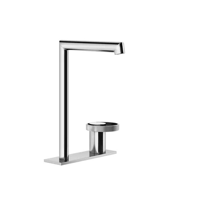 ANELLO-High version basin mixer , long spout, flexible connections, with waste - 63316