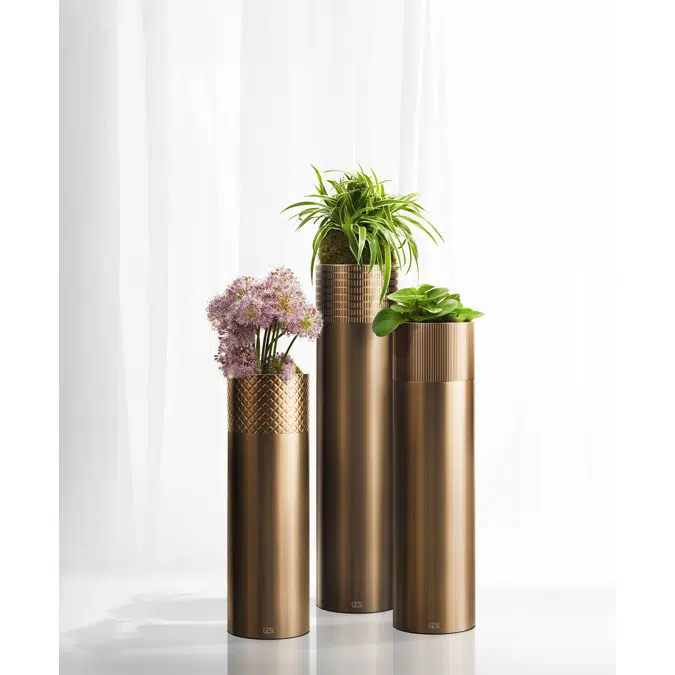 HOME VASES-Vaso DIAMANTATO d.100 h.440 mm - 68619