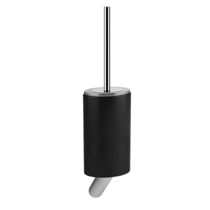 BIM objects - Free download! OVALE-Black wall-mounted brush holder ...