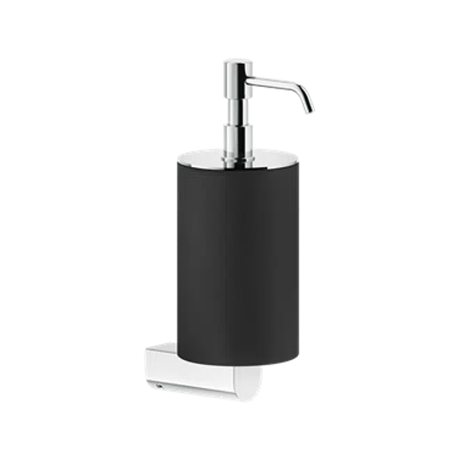 RILIEVO ACCESSORI - Black wall-mounted Soap dispenser - 59514