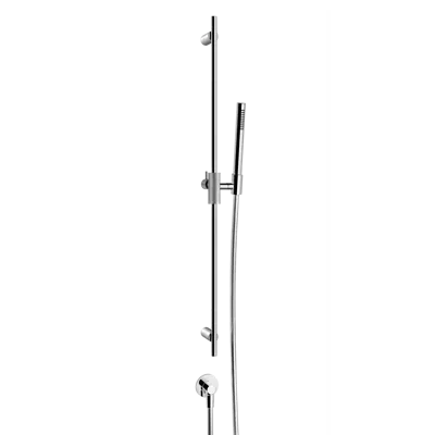 Image for ANELLO-Sliding rail with antilimestone handshower, 1,50 m flexible hoseand water outlet - 63482