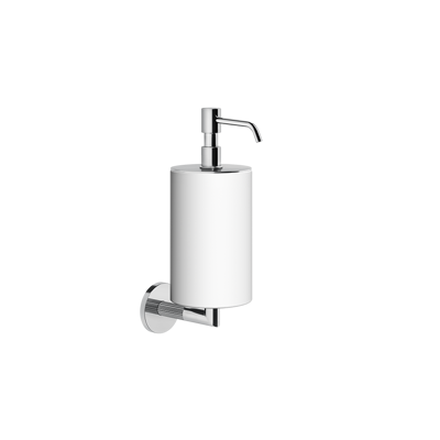 afbeelding voor INGRANAGGIO-Wall-mounted soap dispenser holder white - 63813