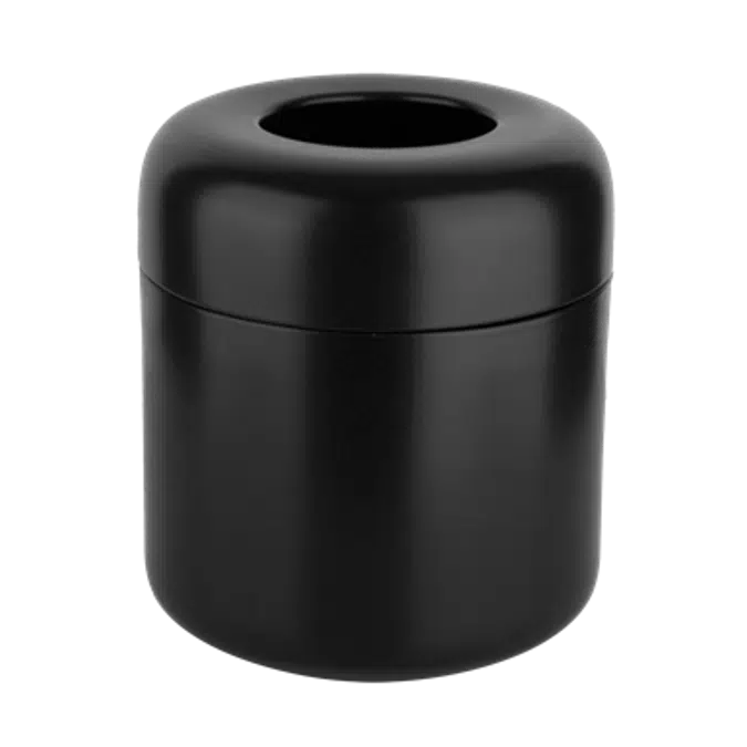 GOCCIA ACCESSORI - Black GRES waste-paper basket - 38178