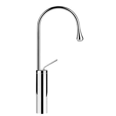 Image for GOCCIA - High version basin mixer , short spout, flexible connections, without waste - 33608
