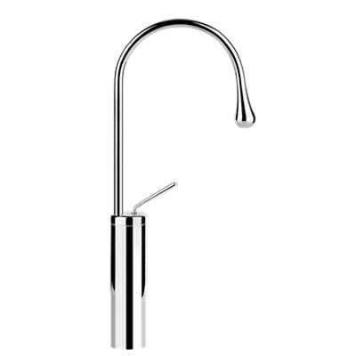 Obrázek pro GOCCIA - High version basin mixer , short spout, flexible connections, without waste - 33608