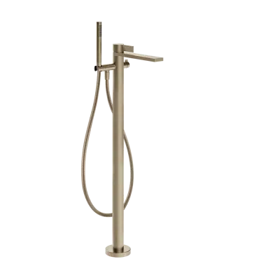 imagen para INVERSO-Parte externa mexclador de bañera de suelo con maneral de ducha antical y desviador automático. RIGATO - 73528