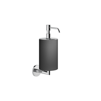 kuva kohteelle ANELLO-Black wall-mounted soap dispenser holder - 63714