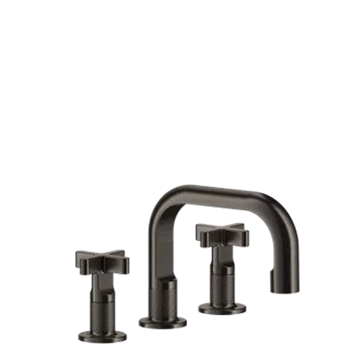 Obrázek pro INCISO X - Three-holes basin mixer , with flexible hoses with waste - 58111