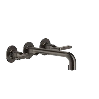 kuva kohteelle INCISO L - External parts three-holes basin mixer with medium spout, without waste. - 58090