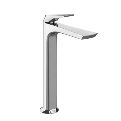 Image for VENTAGLIO-High version basin mixer without waste, with connecting flexibles. - 72004