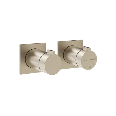 Image for INVERSO-External part wall-mounted three-ways thermostatic shower mixer. - 73036