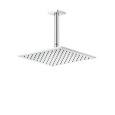 Image for RILIEVO - Ceiling-mounted antilimestone showerhead, length on request - 59159