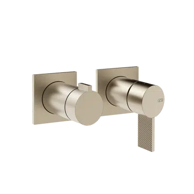 Image for INVERSO-External part wall-mounted two-ways shower mixer. DIAMANTATO. - 73638