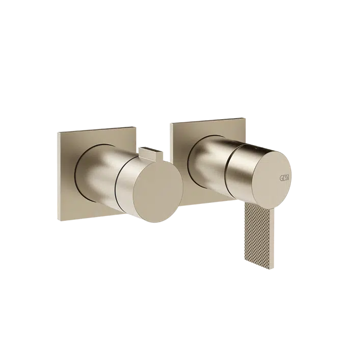 INVERSO-External part wall-mounted two-ways shower mixer. DIAMANTATO. - 73638