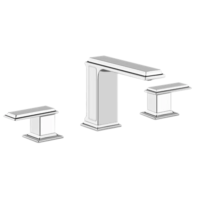 ELEGANZA - Three-holes basin mixer, with flexible hoses, without waste - 46011