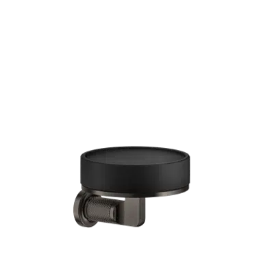 INCISO ACCESSORI - Black wall-mounted soap holder - 58502图像